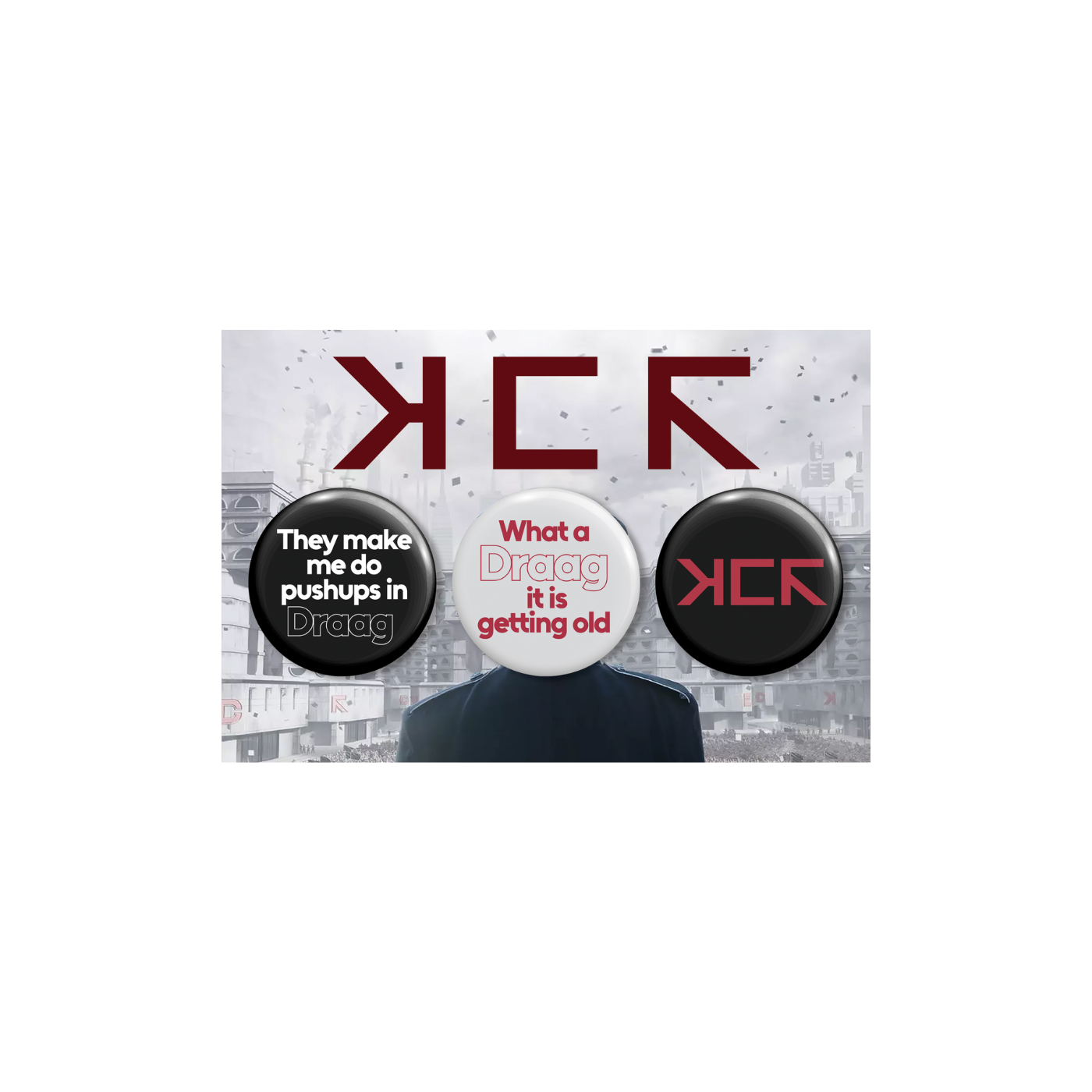 Draag Button Pack